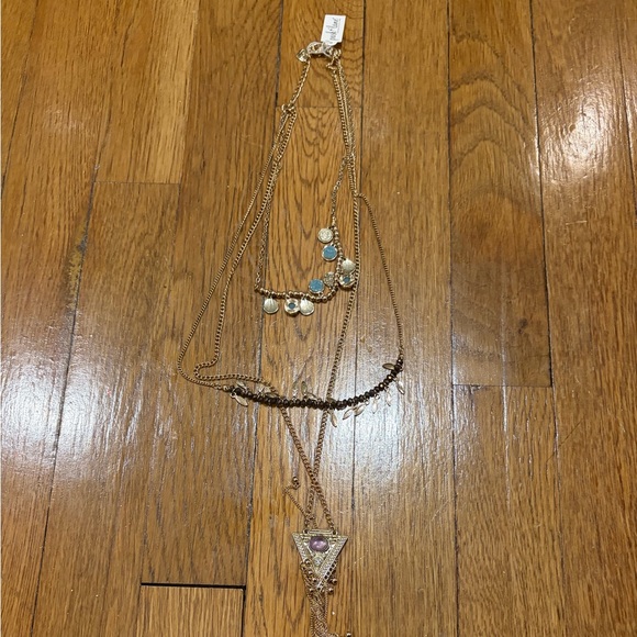 NWT Park Lane Gold Layered Necklace - Picture 4 of 6